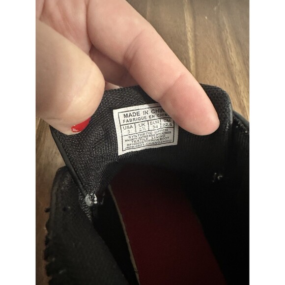 Polo Ralph Lauren Boys Theron Faux-Leather Boot Sneaker Size 3 - Picture 7 of 7